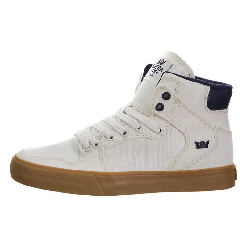 Zapatillas Altas Supra Argentina Hombre - VAIDER Blancas Azules (HTXMB-6895)